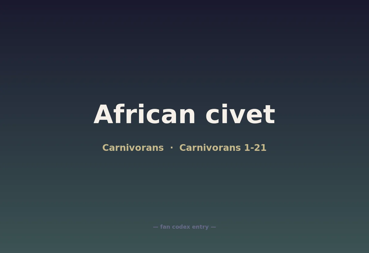 African civet