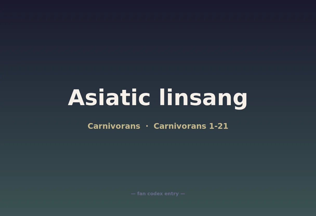 Asiatic linsang