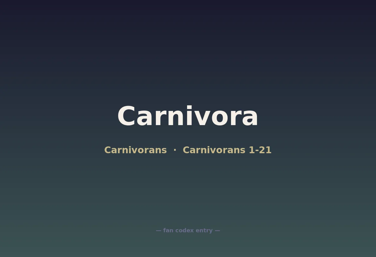 Carnivora